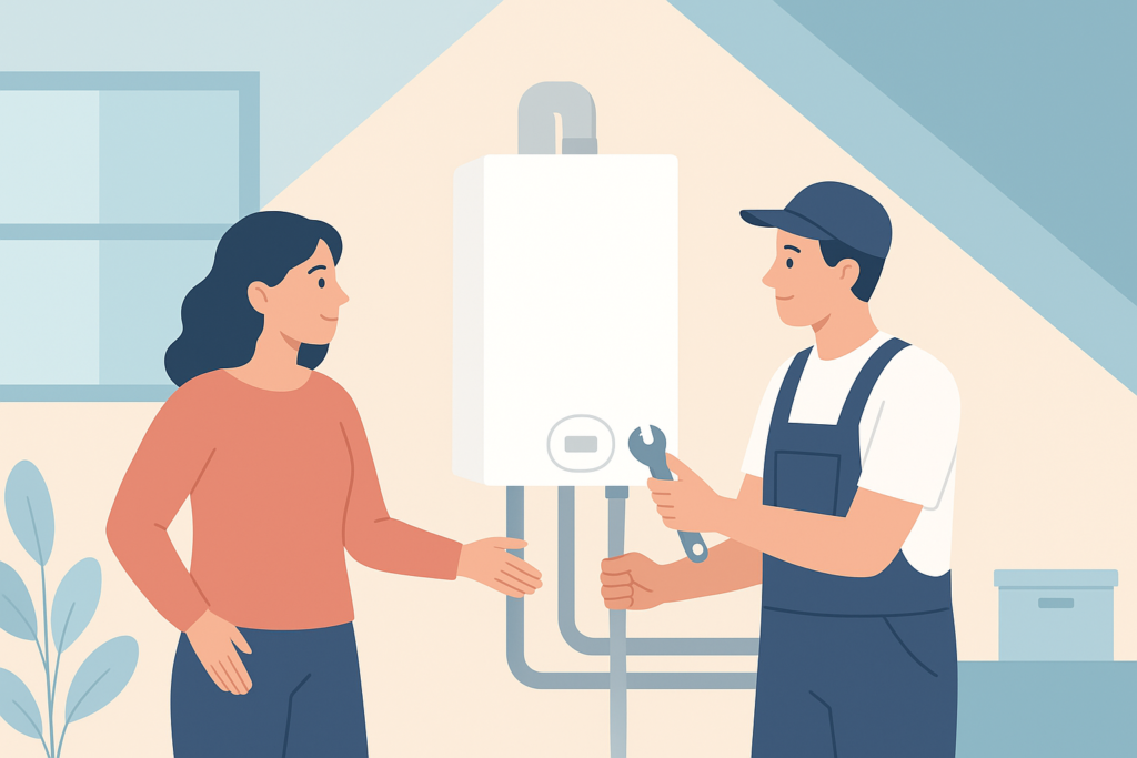 can you install a boiler in a loft