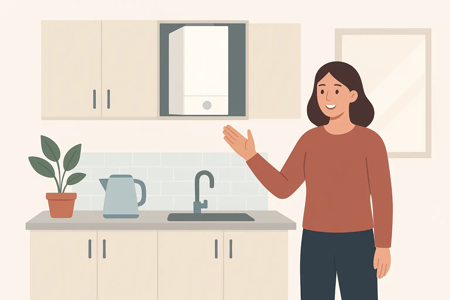 How to Hide a Boiler in the Kitchen